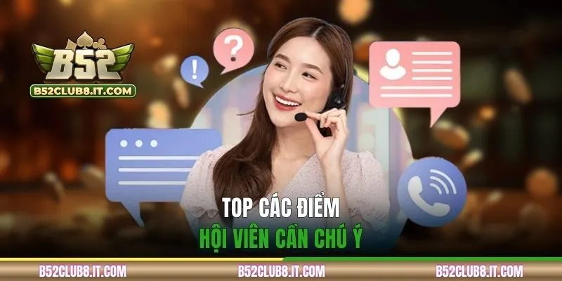 Top các điểm hội viên cần chú ý